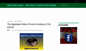 Applebeesmenu.net thumbnail