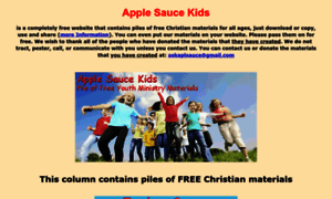 Applesaucekids.com thumbnail