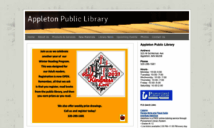 Appletonpubliclibrarymn.webs.com thumbnail
