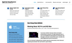 Appleusergroupresources.com thumbnail