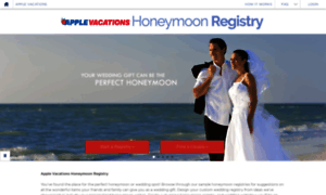 Applevacations.honeymoonwishes.com thumbnail