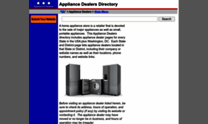 Appliance-dealers.regionaldirectory.us thumbnail