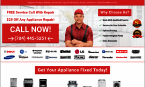 Appliancerepairmaster.com thumbnail