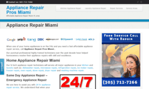 Appliancerepairprosmiami.com thumbnail