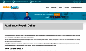 Appliancerepairsdallas.com thumbnail