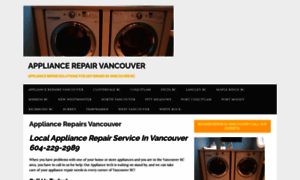 Appliancerepairsvancouver.ca thumbnail