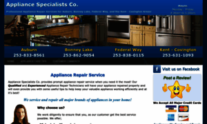 Appliancespecialistsco.com thumbnail