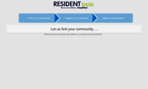 Applicant.residenttools.com thumbnail