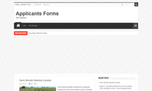 Applicantsform.info thumbnail