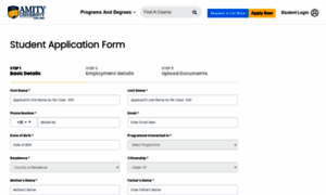 Application.amityonline.com thumbnail