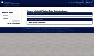 Application.fulbrightthai.org thumbnail