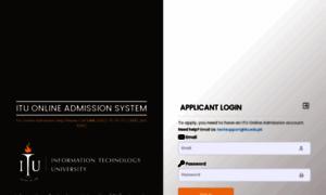 Application.itu.edu.pk thumbnail