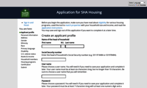 Application.seattlehousing.org thumbnail