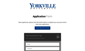 Application.yorkvilleu.ca thumbnail