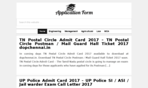 Applicationform2016.in thumbnail