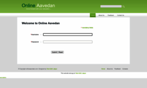 Applications.onlineaavedan.com thumbnail