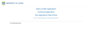 Applications.unilag.edu.ng thumbnail