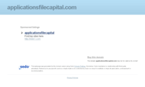 Applicationsfilecapital.com thumbnail