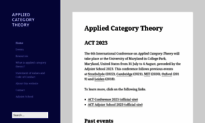 Appliedcategorytheory.org thumbnail