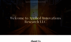 Appliedinnovationsresearch.com thumbnail