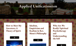 Appliedunificationism.com thumbnail