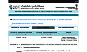 Apply-delhi.nielit.gov.in thumbnail