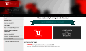 Apply.learningabroad.utah.edu thumbnail