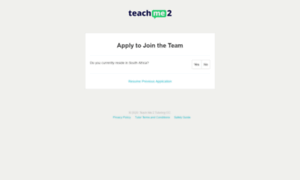 Apply.teachme2.co.za thumbnail