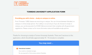 Apply.torrens.edu.au thumbnail