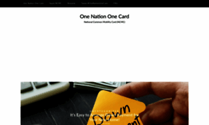 Applyonenationonecard.com thumbnail