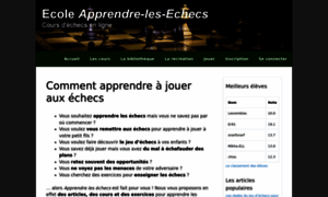 Apprendre-les-echecs.com thumbnail