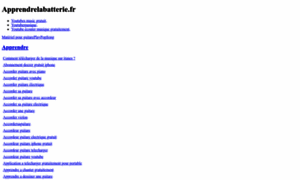 Apprendrelabatterie.fr thumbnail