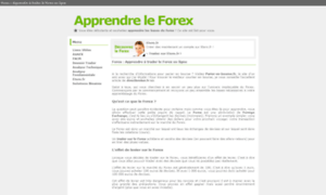 Apprendreleforex.com thumbnail