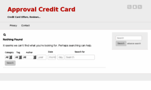 Approvalcreditcard.com thumbnail