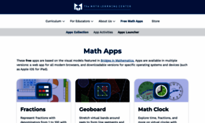 Apps.mathlearningcenter.org thumbnail