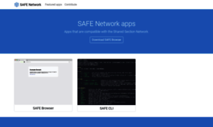 Apps.safenetwork.org thumbnail