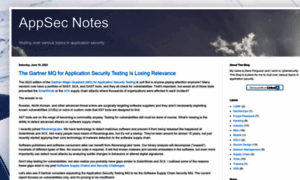 Appsecnotes.blogspot.com thumbnail