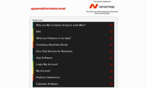 Appsemailinformations.email thumbnail