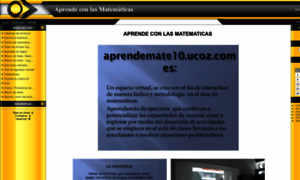 Aprendemate10.ucoz.com thumbnail