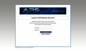Apsmemberservices.com thumbnail