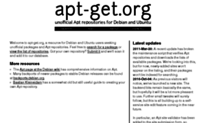 Apt-get.org thumbnail