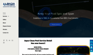 Aqua-cleanpoolservice.com thumbnail