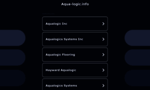Aqua-logic.info thumbnail