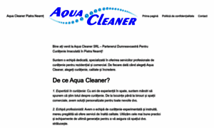 Aquacleaner.ro thumbnail