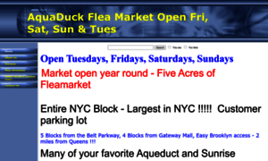 Aquaduckfleamarket.com thumbnail