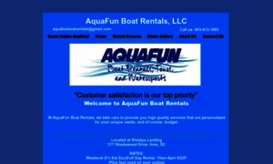 Aquafunboatrentalsandtourslakemurraysc.com thumbnail