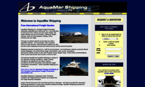 Aquamarshipping.com thumbnail