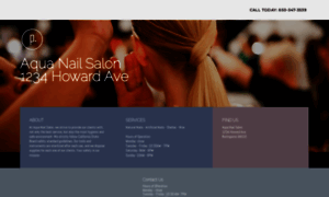 Aquanailsalon.com thumbnail