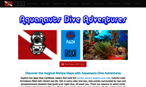 Aquanautsdiveadventures.com thumbnail