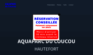 Aquaparcducoucou.fr thumbnail